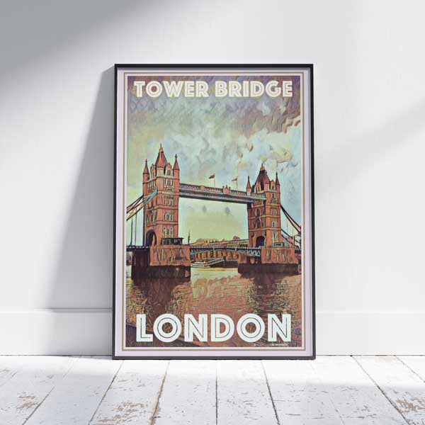 Affiche Londres Tower bridge par Alecse