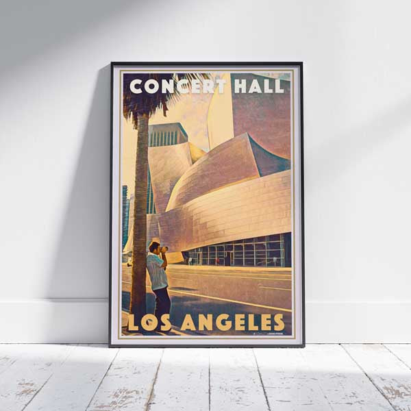 Los Angeles Poster Walt Disney Concert Hall | California Poster by Alecse