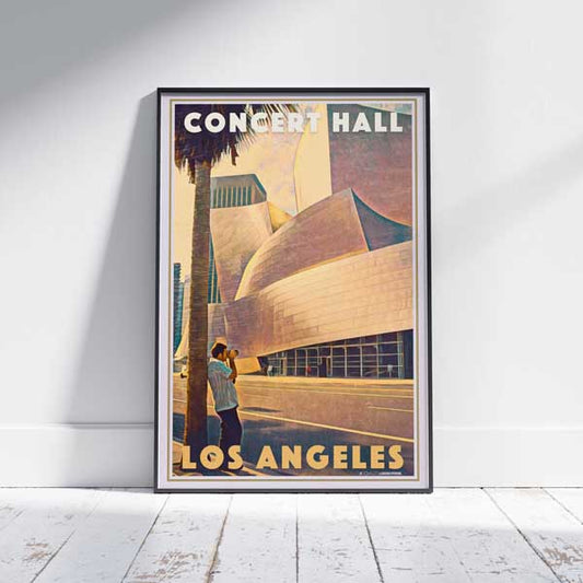 Affiche de Los Angeles Walt Disney Concert Hall | Affiche de la Californie par Alecse