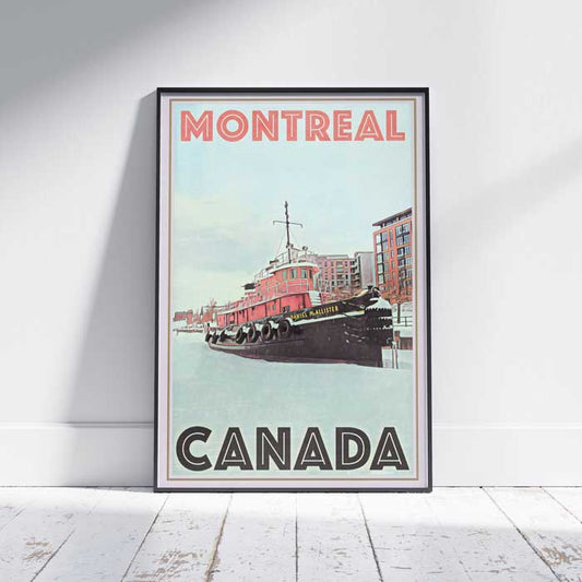 Montreal Poster Mc Allister | Canada Travel Poster
