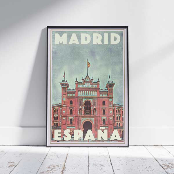Madrid poster Plaza de Toros | Spain Gallery Wall Print of Madrid by Alecse