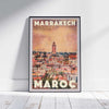 Affiche Marrakech Panorama, Morocco Gallery Wall Print par Alecse