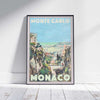 Affiche Monaco "Perspective" par Alecse | Monte Carlo Classic Print