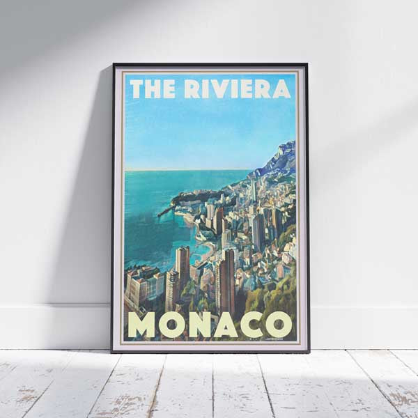 Monaco Poster The Riviera by Alecse