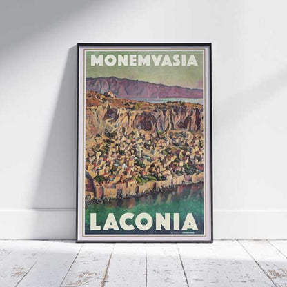 Monemvasia poster Laconia | Greece Gallery Wall print of Peloponnese by Alecse