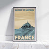 Mont St Michel poster | France Gallery Wall Print of Mont St Michel by Alecse