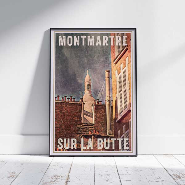 Paris Poster Montmartre Sur la Butte | Paris Gallery Wall Print