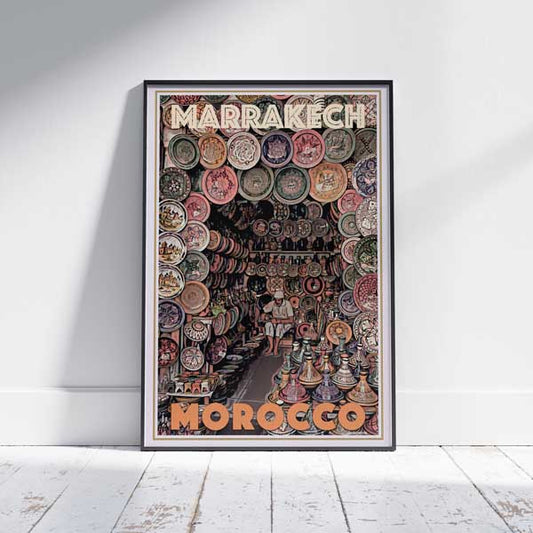 Affiche Souk Marrakech par Alecse