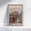 New York Poster Chinatown | US Gallery Wall Print of New York by Alecse