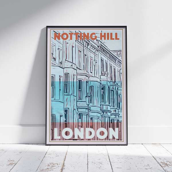 London poster of Notting Hill by Alecse