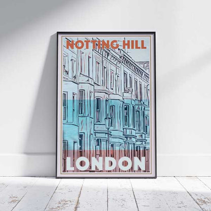 London poster of Notting Hill by Alecse