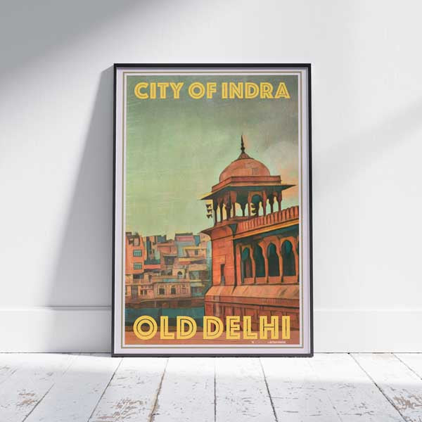 Old Delhi poster by Alecse | Limited Edition