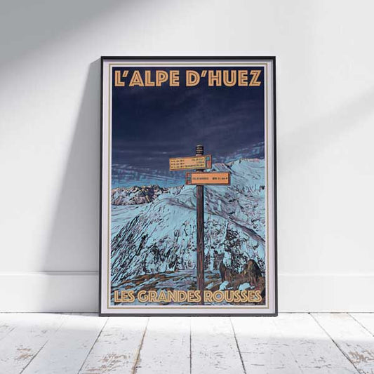 Affiche Alpe d'Huez Panorama | Édition limitée par Alecse