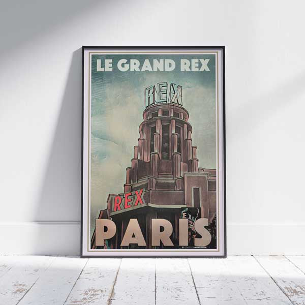 Paris Poster Grand Rex Concert Hall | Paris Gallery Wall Print
