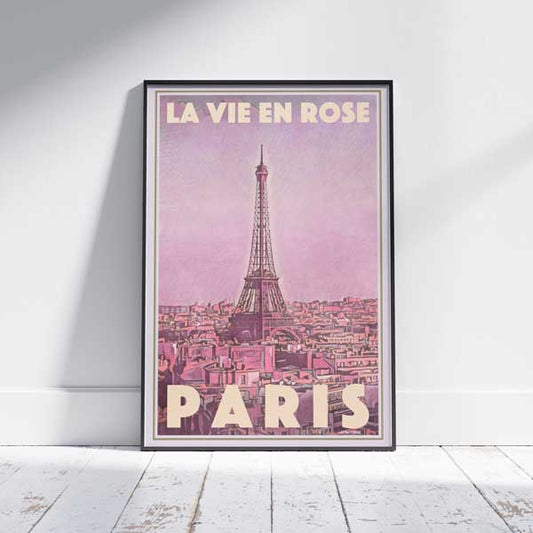 CARTEL DE PARIS LA VIE EN ROSE