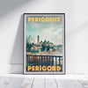 Perigueux Poster | France Travel Poster by Alecse | Limited Edition