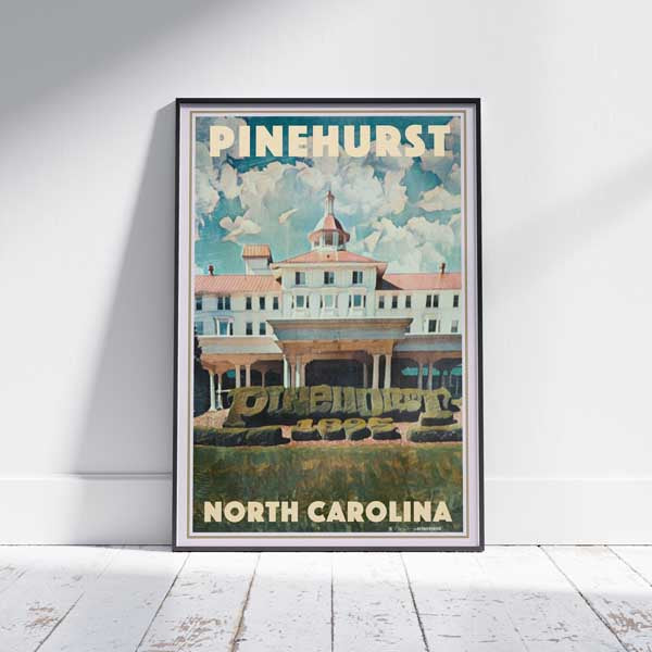 Pinehurst Poster North Carolina | US Travel Poster by Alecse