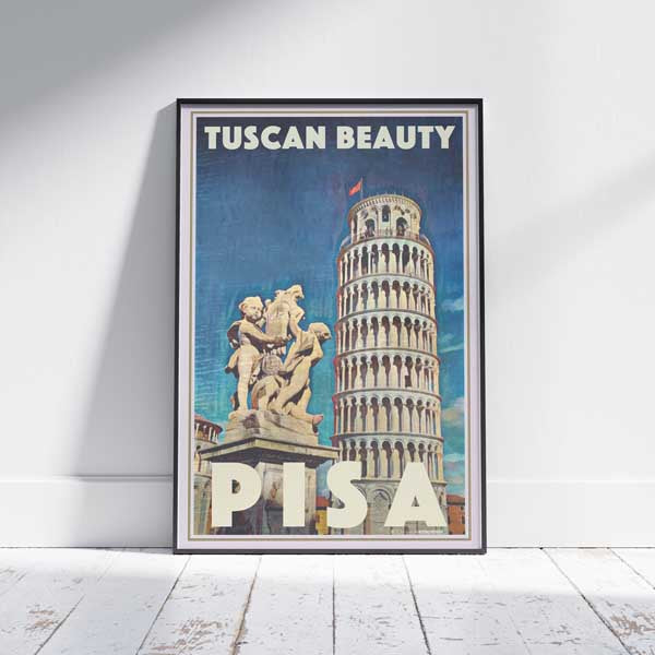 Affiche Pise Beauté Toscane | Impression murale de la galerie italienne de la Toscane