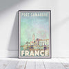 Affiche Port Camargue | Affiche de voyage vintage française par Alecse