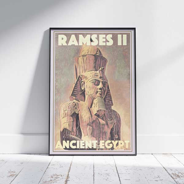 Affiche Ramsès II | Impression murale de la galerie égyptienne par Alecse