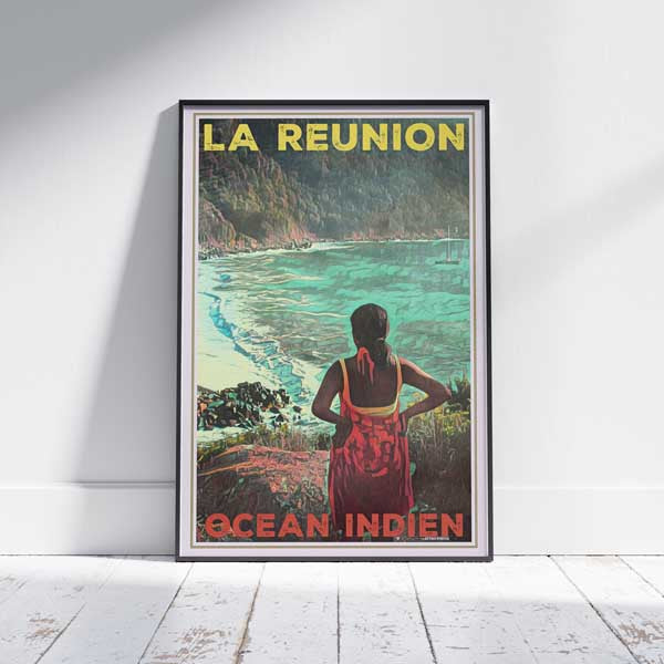 La Reunion Poster Indian Ocean | France Gallery Wall Print by Alecse