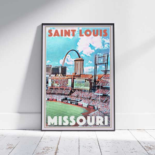 St Louis poster by Alecse titled Cardinals