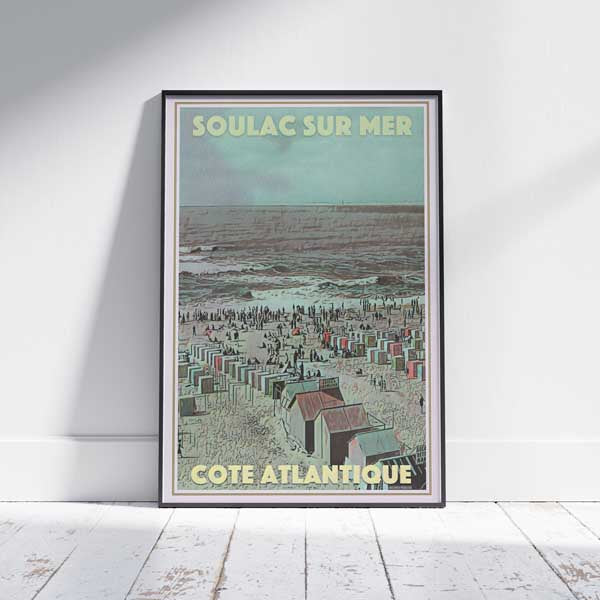 Soulac poster by Alecse, titled Soulac sur Mer, Atlantic Coast