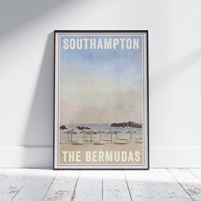 Affiche de Southampton Les Bermudes | « Affiche de voyage au Royaume-Uni » par Alecse