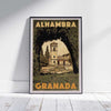 Affiche de l'Alhambra intitulée Orange, conçue par Alecse, édition limitée