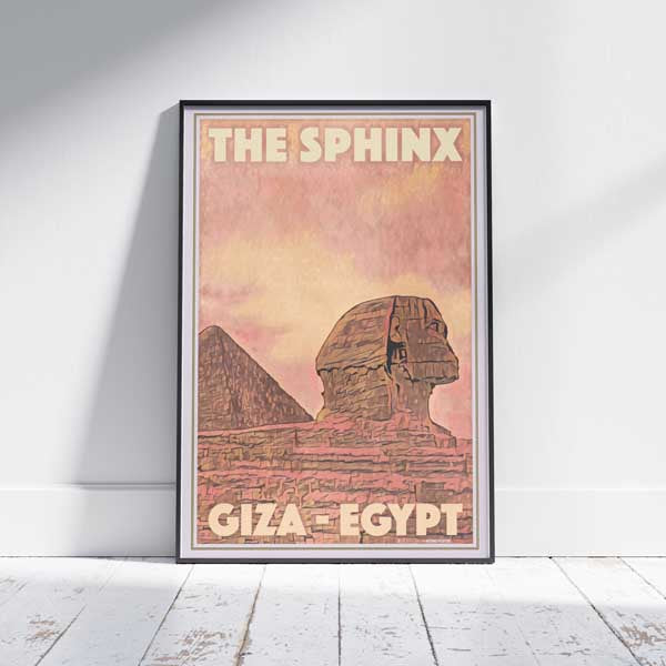 L'affiche du Sphinx | Impression murale de la galerie égyptienne de la vallée du Nil par Alecse