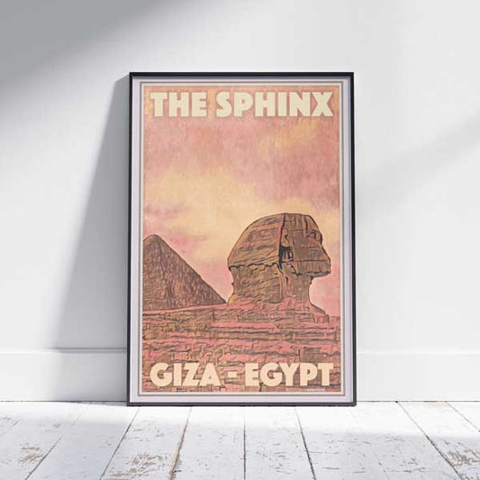 The Sphinx Poster | Egypt Gallery Wall Print of the Nile Valley by Alecse