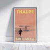 Sri lanka poster Thalpe Fisherman | Pink Poster by Alecse