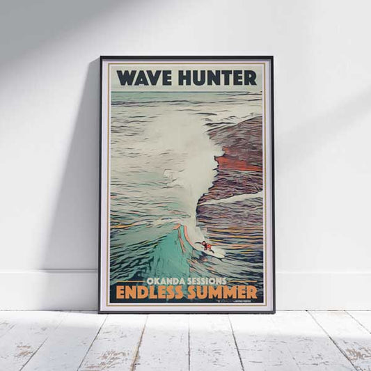 Okanda poster Endless Summer | Classic Surf Print Sri Lanka by Alecse