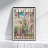 Antibes poster 'Street of Antibes' by Alecse