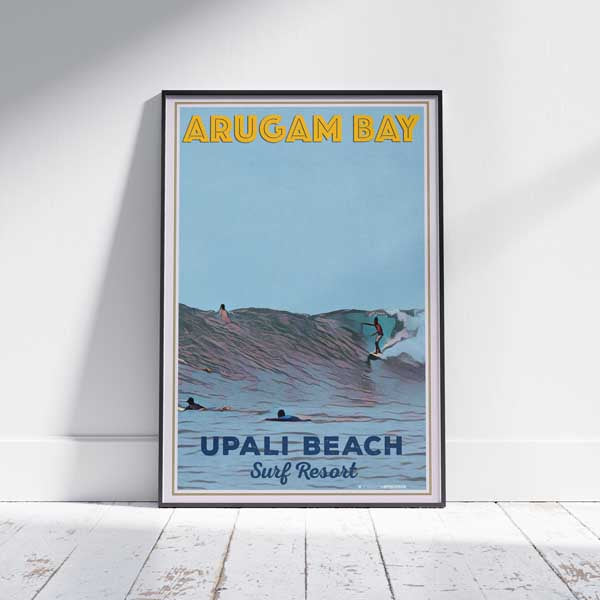 Arugam Bay poster Line-Up Main Point | Classic Surf Poster
