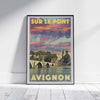 Affiche Avignon Sur le Pont (sur le pont) par Alecse | Affiche Vaucluse