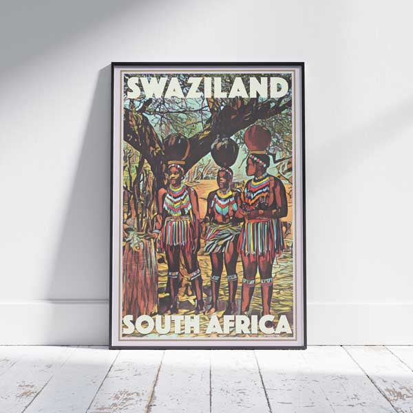 Affiche Swaziland | Impression murale de la galerie Afrique du Sud par Alecse