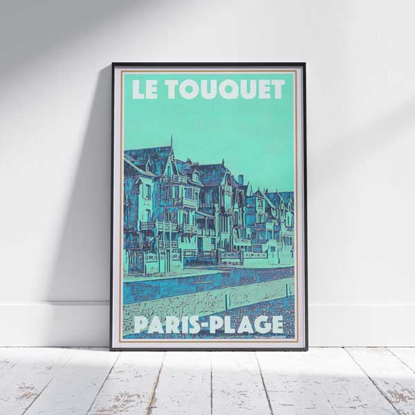 LE TOUQUET poster PARIS-PLAGE  | France Gallery Wall Print by Alecse