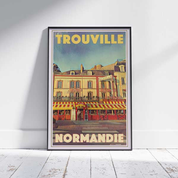 Trouville poster Les Vapeurs by Alecse
