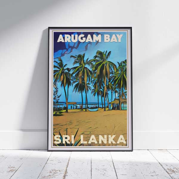 Arugam Bay poster Sri lanka by Alecse