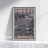Affiche de Las Vegas The Strip, Nevada Travel Poster par Alecse