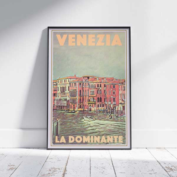 Venezia poster La Dominante | Italy Vintage Travel Poster by Alecse