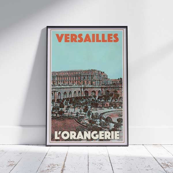 Affiche Versailles L'Orangerie par Alecse | Affiche classique Versailles Vintage