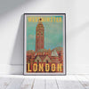 London poster Westminster Cathedral by Alecse