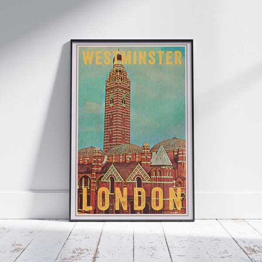 London poster Westminster Cathedral by Alecse