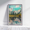 Poster of Yosemite park by Alecse
