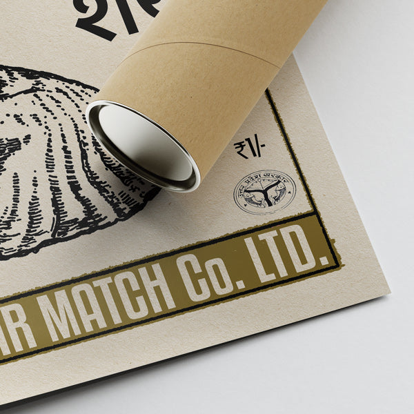 Seashell Kaki Poster