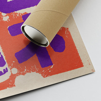 Ramune Lemonade Blauwe Bes Poster