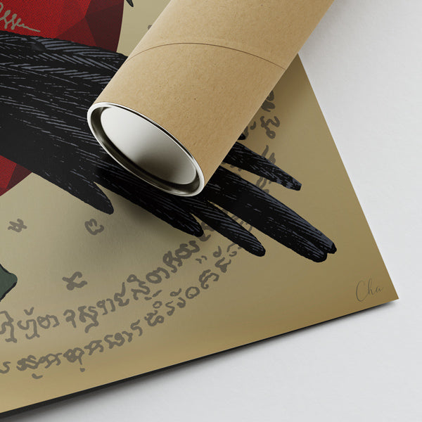 Parrot Poster Sak Yant