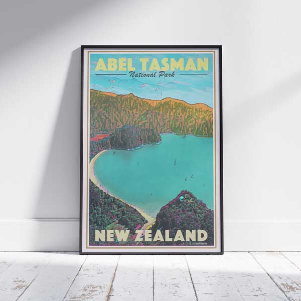Abel tasman poster | Tasmania Vintage Travel Poster